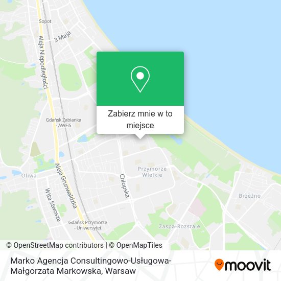 Mapa Marko Agencja Consultingowo-Usługowa- Małgorzata Markowska