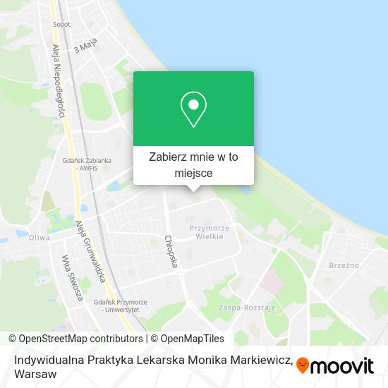 Mapa Indywidualna Praktyka Lekarska Monika Markiewicz