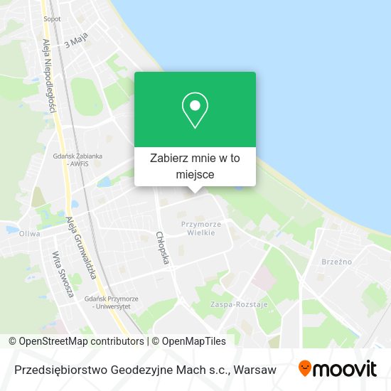 Mapa Przedsiębiorstwo Geodezyjne Mach s.c.