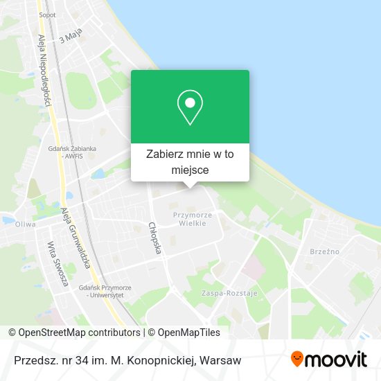 Mapa Przedsz. nr 34 im. M. Konopnickiej