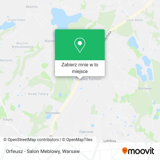 Mapa Orfeusz - Salon Meblowy