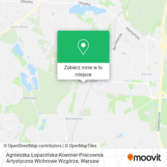 Mapa Agnieszka Łopacińska-Koenner-Pracownia Artystyczna Wichrowe Wzgórze