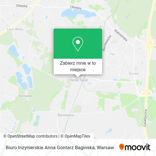 Mapa Biuro Inzynierskie Anna Gontarz Baginska