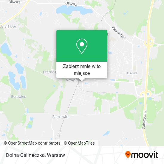 Mapa Dolna Calineczka