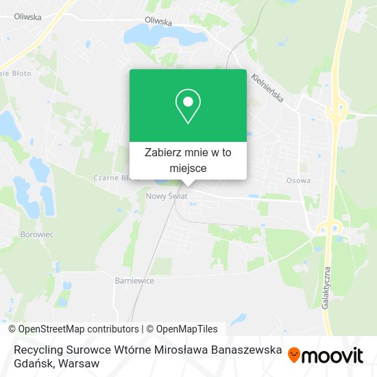 Mapa Recycling Surowce Wtórne Mirosława Banaszewska Gdańsk