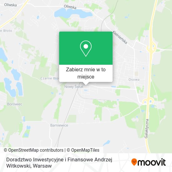 Mapa Doradztwo Inwestycyjne i Finansowe Andrzej Witkowski