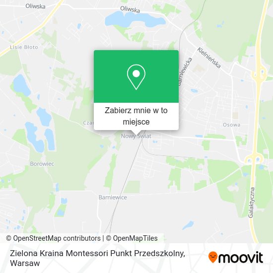 Mapa Zielona Kraina Montessori Punkt Przedszkolny