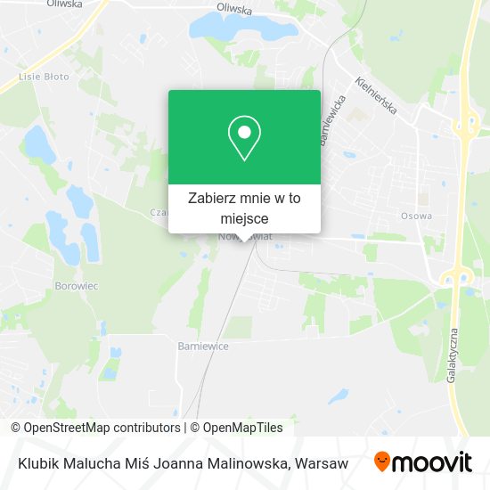 Mapa Klubik Malucha Miś Joanna Malinowska