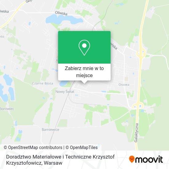 Mapa Doradztwo Materiałowe i Techniczne Krzysztof Krzysztofowicz