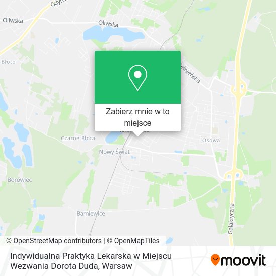 Mapa Indywidualna Praktyka Lekarska w Miejscu Wezwania Dorota Duda