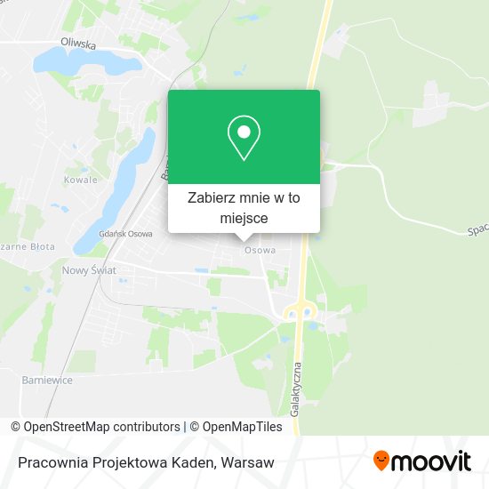 Mapa Pracownia Projektowa Kaden