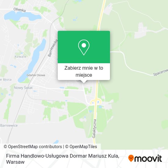 Mapa Firma Handlowo-Usługowa Dormar Mariusz Kula