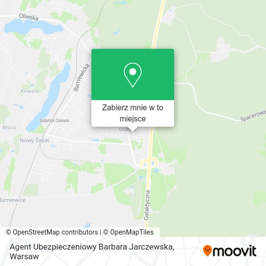 Mapa Agent Ubezpieczeniowy Barbara Jarczewska