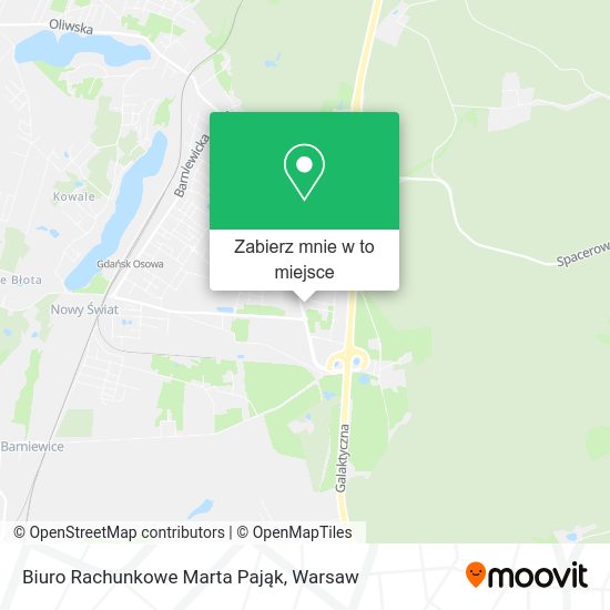 Mapa Biuro Rachunkowe Marta Pająk