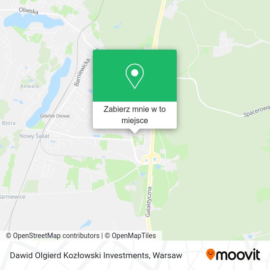 Mapa Dawid Olgierd Kozłowski Investments