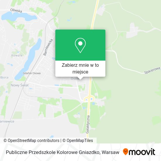 Mapa Publiczne Przedszkole Kolorowe Gniazdko