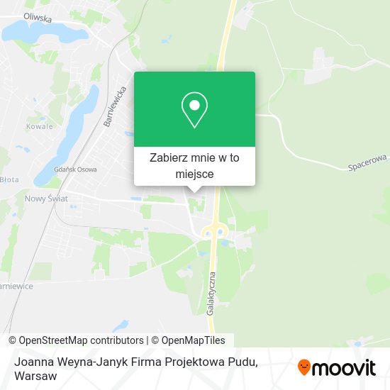 Mapa Joanna Weyna-Janyk Firma Projektowa Pudu