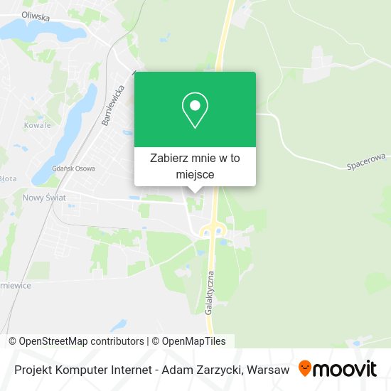 Mapa Projekt Komputer Internet - Adam Zarzycki