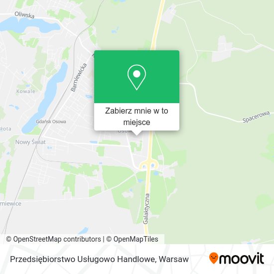 Mapa Przedsiębiorstwo Usługowo Handlowe