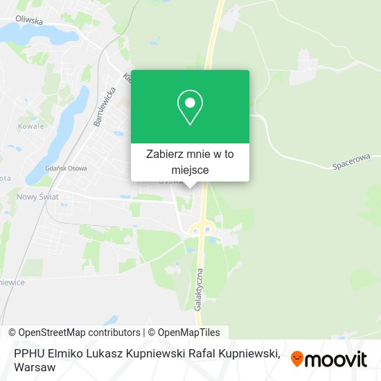 Mapa PPHU Elmiko Lukasz Kupniewski Rafal Kupniewski