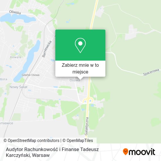 Mapa Audytor Rachunkowość i Finanse Tadeusz Karczyński