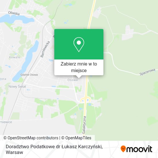 Mapa Doradztwo Podatkowe dr Łukasz Karczyński