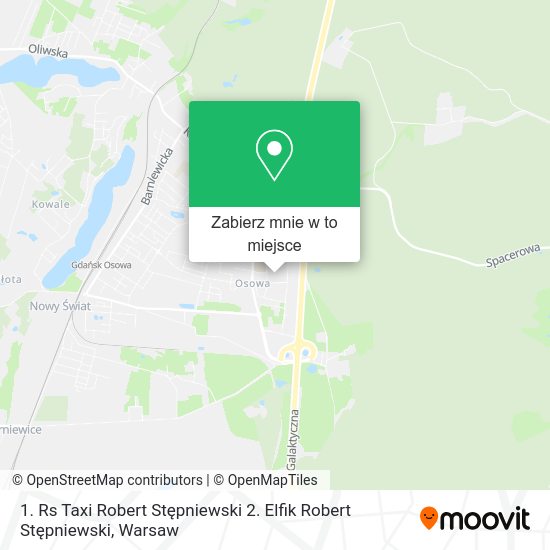 Mapa 1. Rs Taxi Robert Stępniewski 2. Elfik Robert Stępniewski