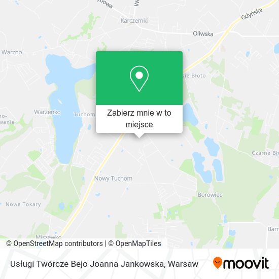 Mapa Usługi Twórcze Bejo Joanna Jankowska