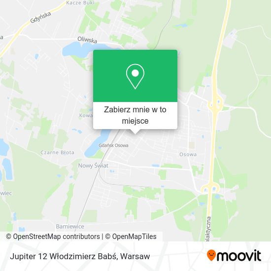 Mapa Jupiter 12 Włodzimierz Babś