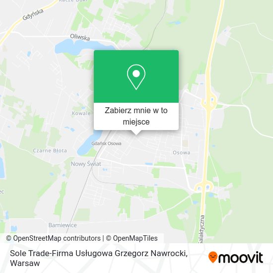 Mapa Sole Trade-Firma Usługowa Grzegorz Nawrocki