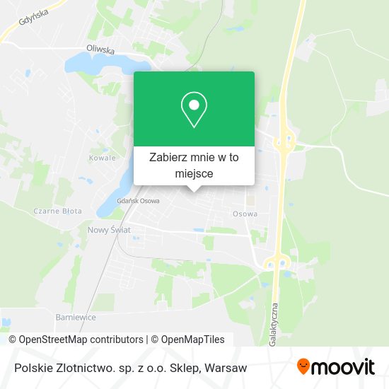 Mapa Polskie Zlotnictwo. sp. z o.o. Sklep