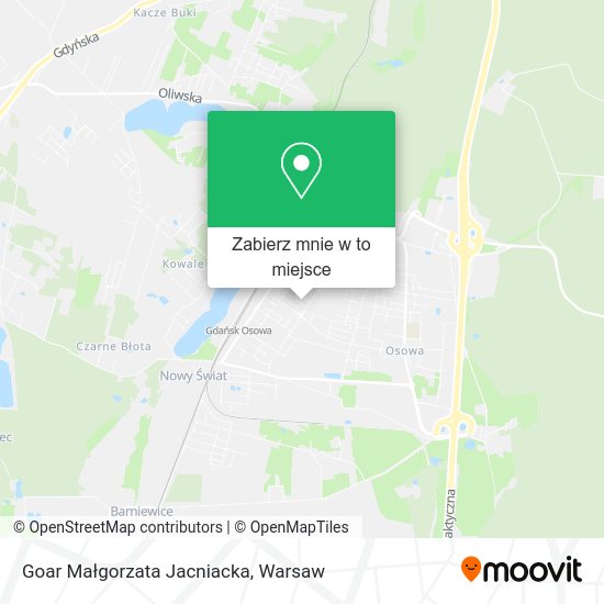 Mapa Goar Małgorzata Jacniacka