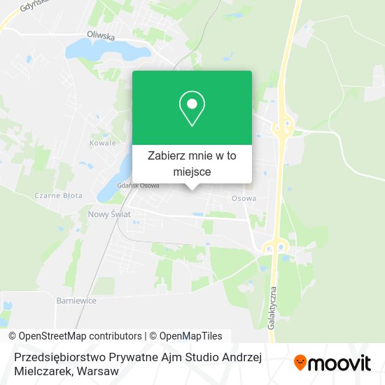 Mapa Przedsiębiorstwo Prywatne Ajm Studio Andrzej Mielczarek