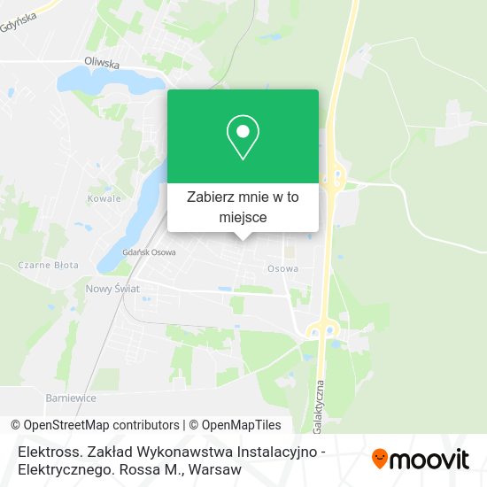 Mapa Elektross. Zakład Wykonawstwa Instalacyjno - Elektrycznego. Rossa M.