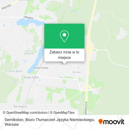 Mapa Semikolon. Biuro Tłumaczeń Języka Niemieckiego