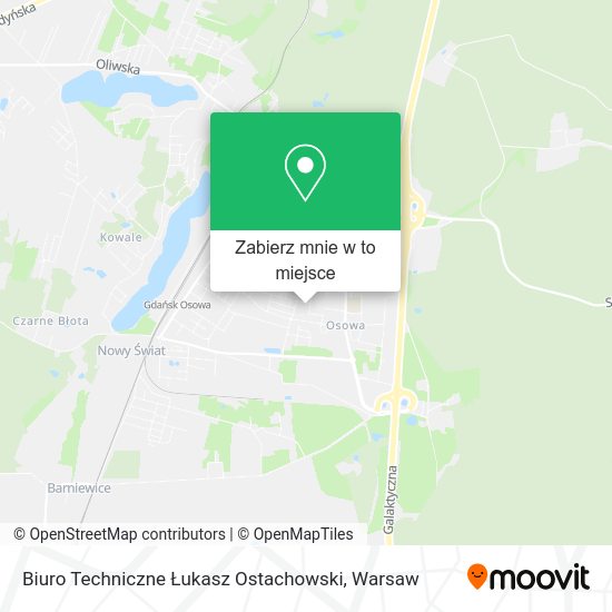 Mapa Biuro Techniczne Łukasz Ostachowski