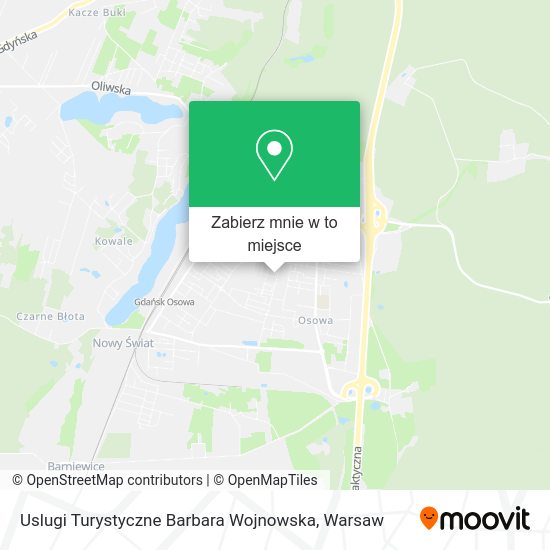 Mapa Uslugi Turystyczne Barbara Wojnowska