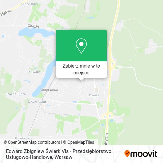 Mapa Edward Zbigniew Świerk Vis - Przedsiębiorstwo Usługowo-Handlowe