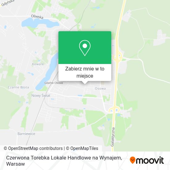 Mapa Czerwona Torebka Lokale Handlowe na Wynajem