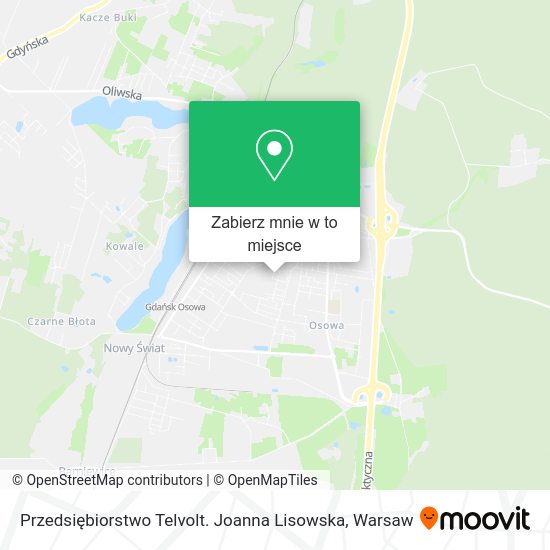 Mapa Przedsiębiorstwo Telvolt. Joanna Lisowska