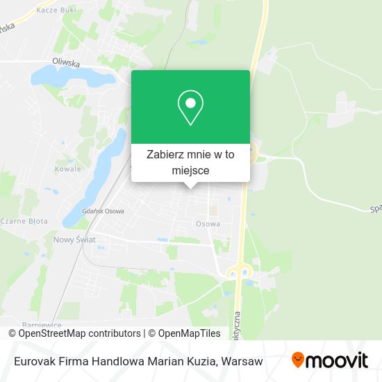 Mapa Eurovak Firma Handlowa Marian Kuzia