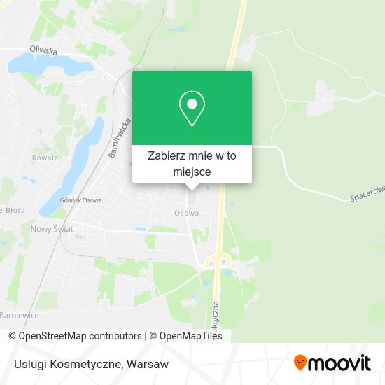 Mapa Uslugi Kosmetyczne