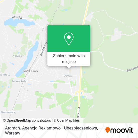 Mapa Ataman. Agencja Reklamowo - Ubezpieczeniowa