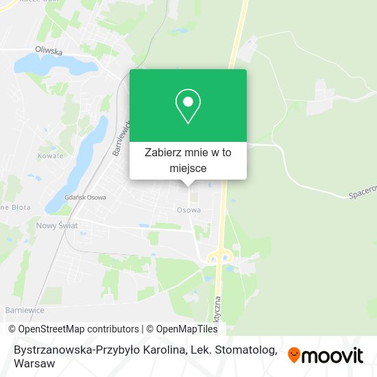 Mapa Bystrzanowska-Przybyło Karolina, Lek. Stomatolog