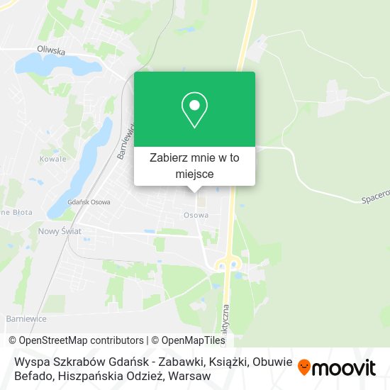 Mapa Wyspa Szkrabów Gdańsk - Zabawki, Książki, Obuwie Befado, Hiszpańskia Odzież