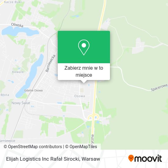 Mapa Elijah Logistics Inc Rafał Sirocki