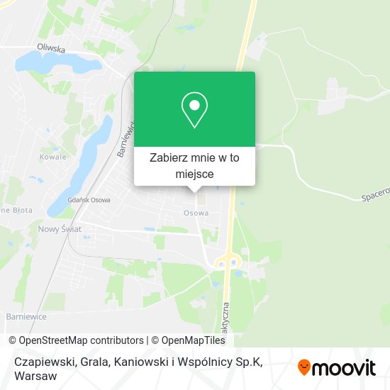 Mapa Czapiewski, Grala, Kaniowski i Wspólnicy Sp.K