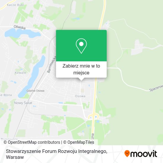 Mapa Stowarzyszenie Forum Rozwoju Integralnego