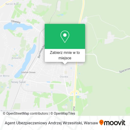 Mapa Agent Ubezpieczeniowy Andrzej Wrzesiński