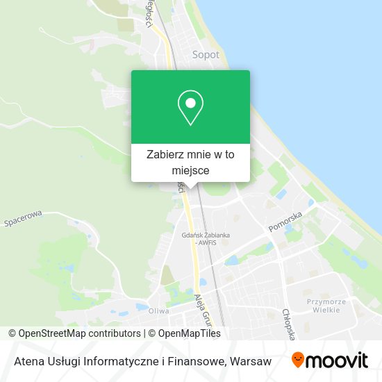 Mapa Atena Usługi Informatyczne i Finansowe